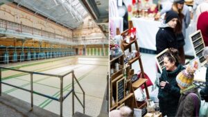 Victoria Baths is hosting a special Christmas Market with gin, mulled wine and mince pies