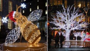 Manchester’s Christmas light switch on date confirmed with 10 festive light sculptures