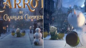 Aldi customers spot Cuthbert the Caterpillar getting arrested in new Christmas advert