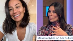 TV presenter Melanie Sykes praised for opening up about late autism diagnosis at 51