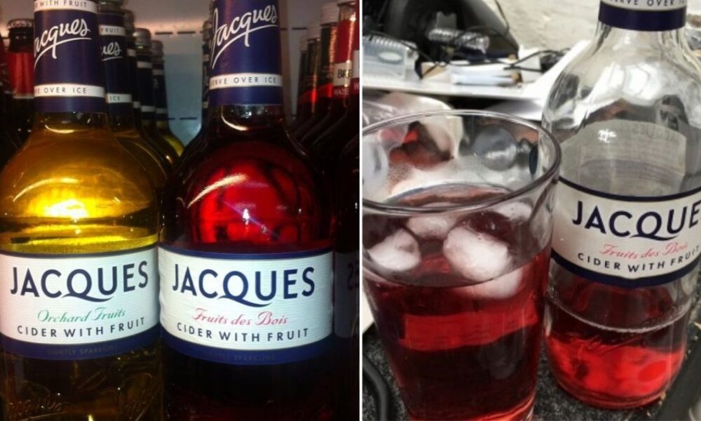 A petition has been launched to bring back Jacques fruit cider