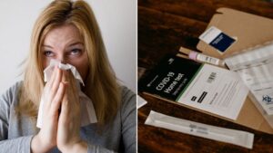 Symptom differences between Omicron, Delta, the cold and flu revealed