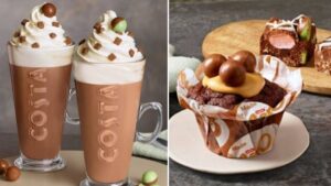 Costa launches Aero mint hot chocolate and Aero chocolate & caramel muffins on new menu