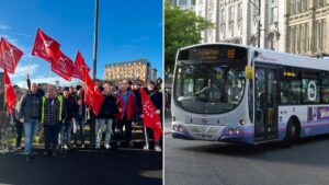 First Bus drivers are going on strike for three days of each week in February