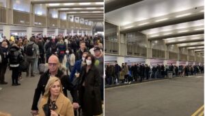Manchester Airport apologises for huge three-hour long queues that led to missed flights