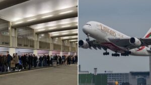 Manchester Airport boss warns long security queues will ‘continue for weeks’