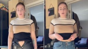 Woman highlights Primark’s ‘ridiculous’ sizing for trousers in viral video