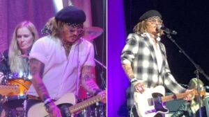 Johnny Depp gets on stage for surprise gig appearance at Northern venue after defamation trial