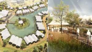 Chester Zoo unveils plans for overnight safari lodges with giraffe feeding stations