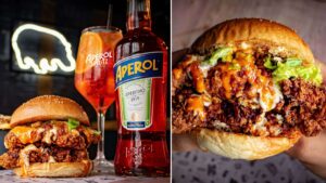 You can now get an Aperol Spritz burger in Manchester