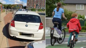 ‘Epidemic of ignorant’ drivers blocking Manchester cycle lanes slammed by campaign group