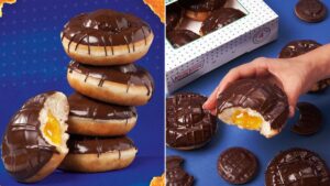 McVitie’s and Krispy Kreme have teamed up to create a Jaffa Cake doughnut