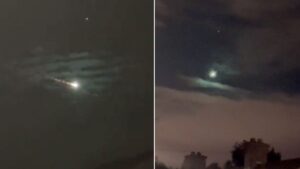Videos show mysterious ‘multi-coloured fire ball’ in sky above UK last night