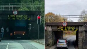 ANOTHER lorry has got stuck under infamous Greater Manchester bridge