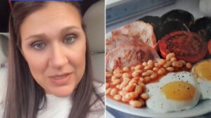 American in UK says people in the US would be SHOCKED by full English breakfasts