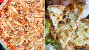Two Manchester pizzas are in the running to be crowned best in the UK