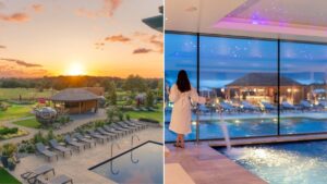 Luxury spa with outdoor hot tubs and saunas near Manchester named best in UK