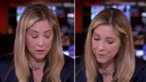 Heartbreaking moment BBC presenter breaks down over death of three boys on lake