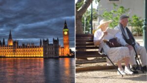 Calls to increase state pension to £416 a week and lower retirement age to 60