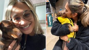 Mum jumps into river to rescue ‘baby’ Dachshund that’d been missing for four days