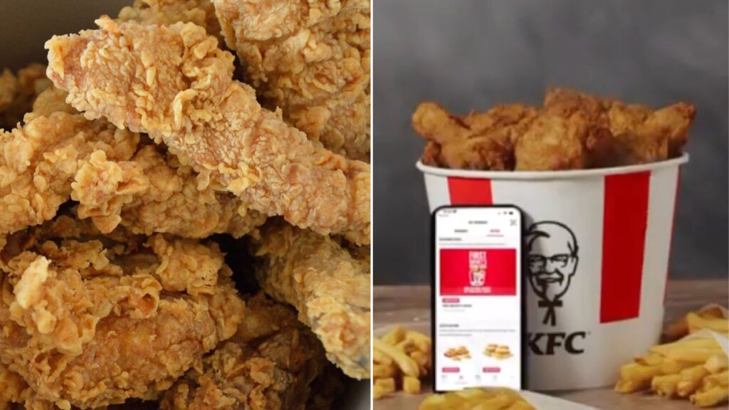 KFC is giving away free buckets of chicken for the next month