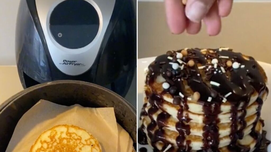 Air fryer pancake hack that makes a stack goes viral