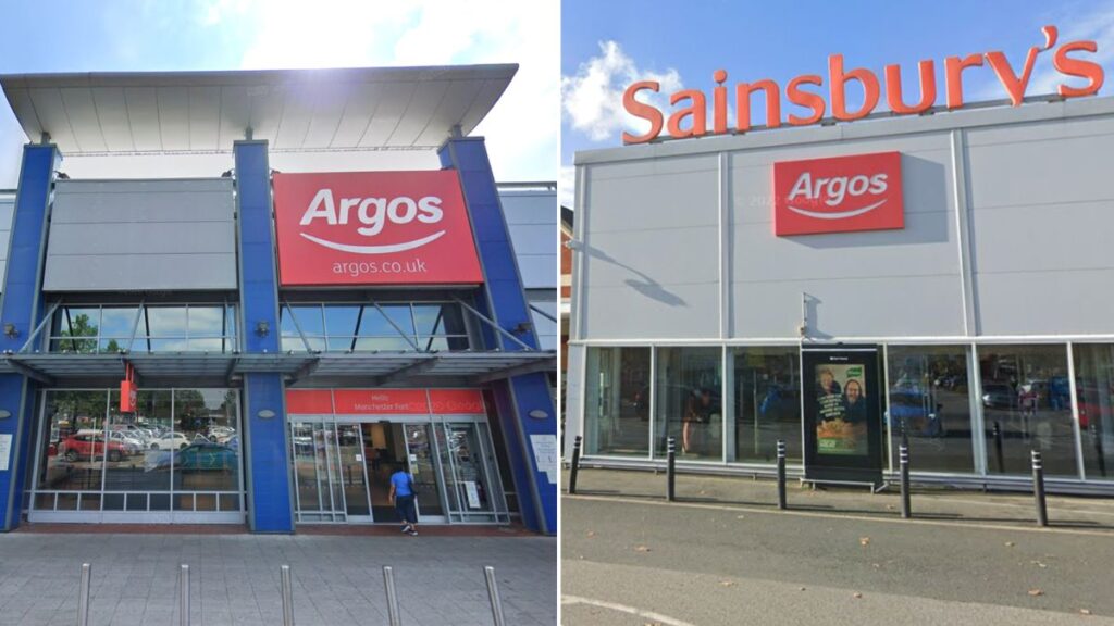 Argos to start closing large stores in deal with Sainsbury's
