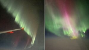 EasyJet pilot does 360 turn mid-air so passengers can see rare Northern Lights