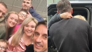 Gary Neville ‘saves Mother’s Day’ after spotting woman struggling in city centre