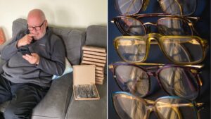 Dad accidentally buys 60 pairs of reading glasses