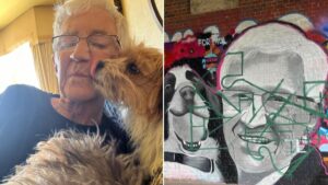 Manchester Paul O’Grady mural defaced days after being created