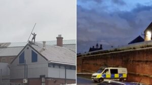 Strangeways prisoner that staged rooftop protest named as Joe Outlaw