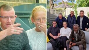 Burnley plumber breaks down in tears after garden transformation on ITV show