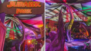 A new dinosaur trail is opening this weekend with tickets for just a fiver