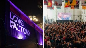 The Champions League final is being shown at Manchester’s biggest fan park