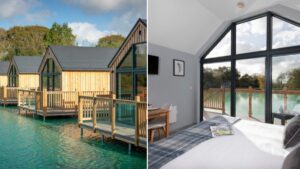 You can stay in Maldives-style floating huts in the UK from just £30pp