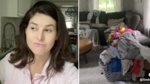 Woman stops doing housework after husband says she does nothing