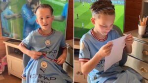 Jack Grealish sends young visually impaired fan braille letter and signed shirt