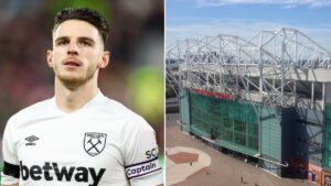 Manchester United ‘offer £40m and two players’ to sign Declan Rice