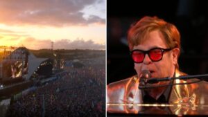 Elton John closes Glastonbury with epic ‘final’ show on Pyramid Stage