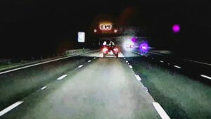 Drivers pulled over for ‘hogging’ middle lane of motorway at night