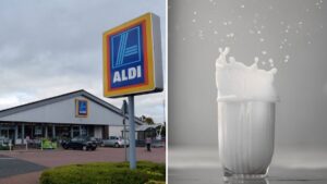 Aldi to remove ‘use by’ dates from milk with shoppers urged to ‘sniff’ for freshness