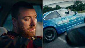 Sam Smith spotted in Wigan ‘doing donuts in car’ for new music video