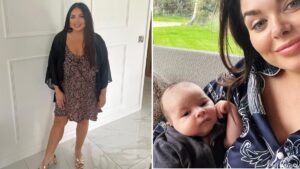 Scarlett Moffatt shares photos of holiday with her baby as fans rush to her defence