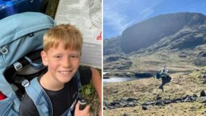 Boy, 9, climbs Three Peaks to raise money for mountain rescuers who saved him