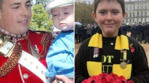 Lee Rigby’s son raises five times his target for children’s bereavement charity