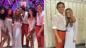 Amy Dowden thanks co-stars as she makes an emotional visit to Strictly set