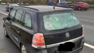Police stop car on M62 to find 15 people inside including kids