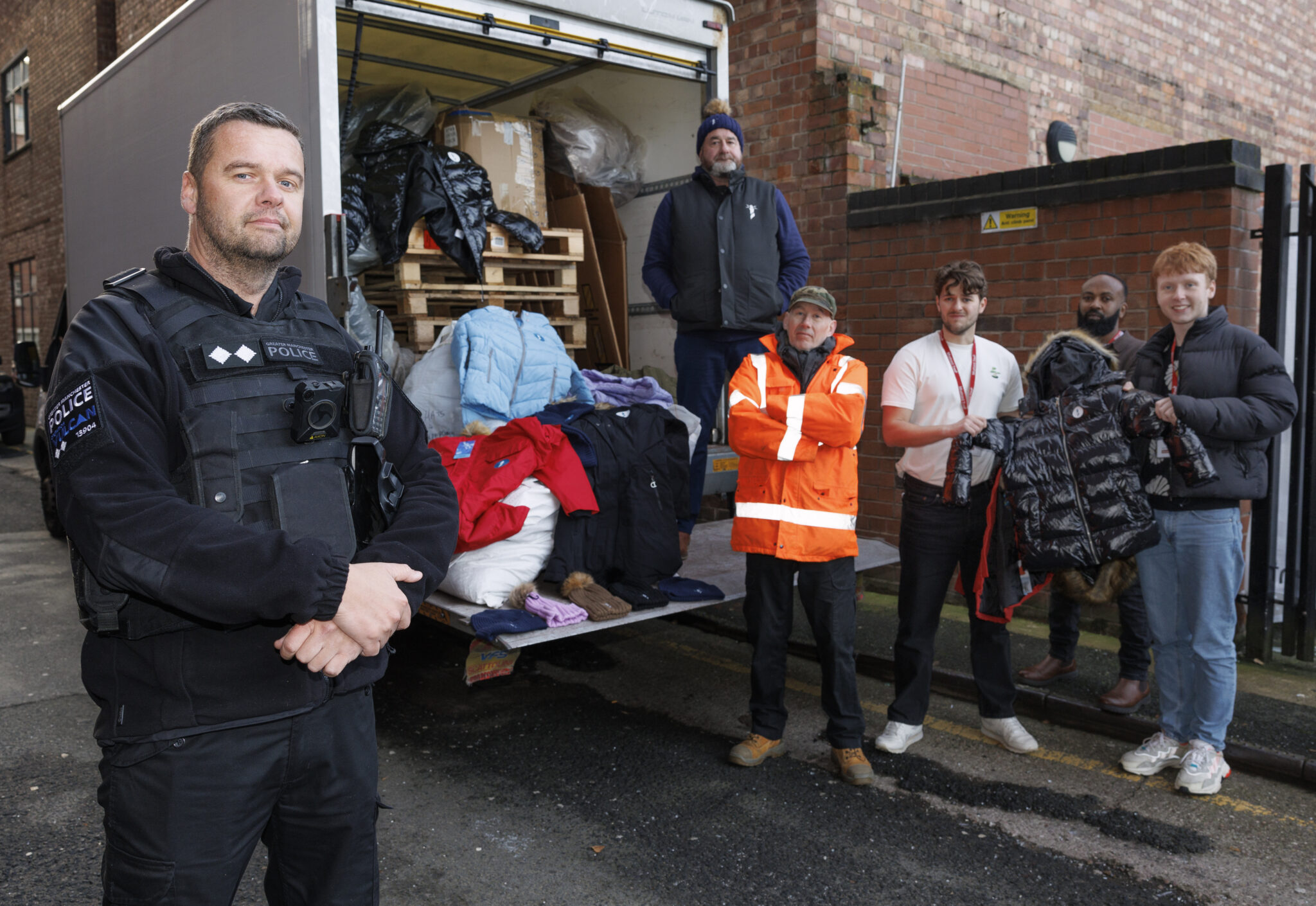 GMP's fake goods operation donates repurposed clothing to charity