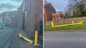 Video emerges of speed camera being cut down in Wigan as police investigate